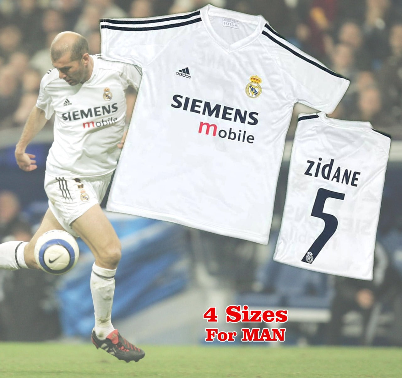 Real Madrid Zidane 05-06 jersey