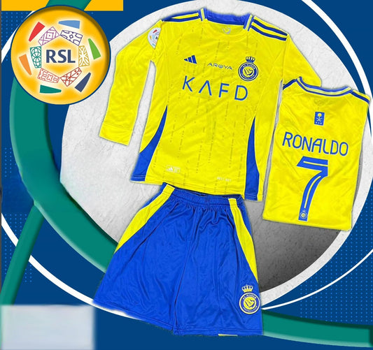 Ronaldo home long sleeve kit