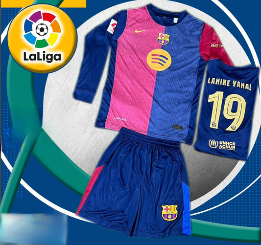 Barcelona home long sleeve kit