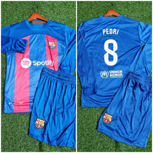 Barcelona home long sleeve kit