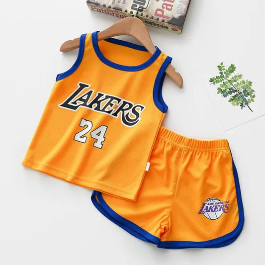 Baby basketball yellow kit