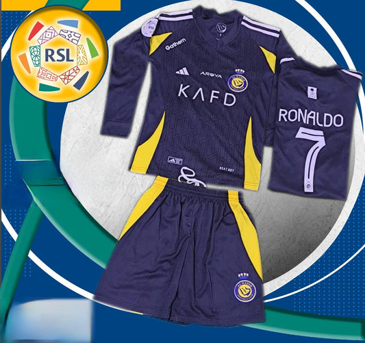 Ronaldo away long sleeve kit
