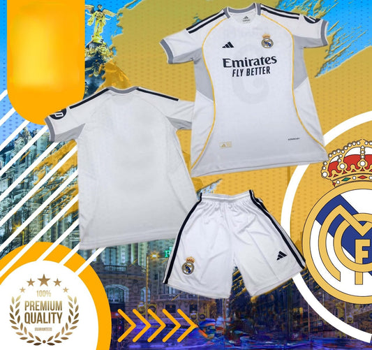 Real Madrid 25-26 home kit high quality