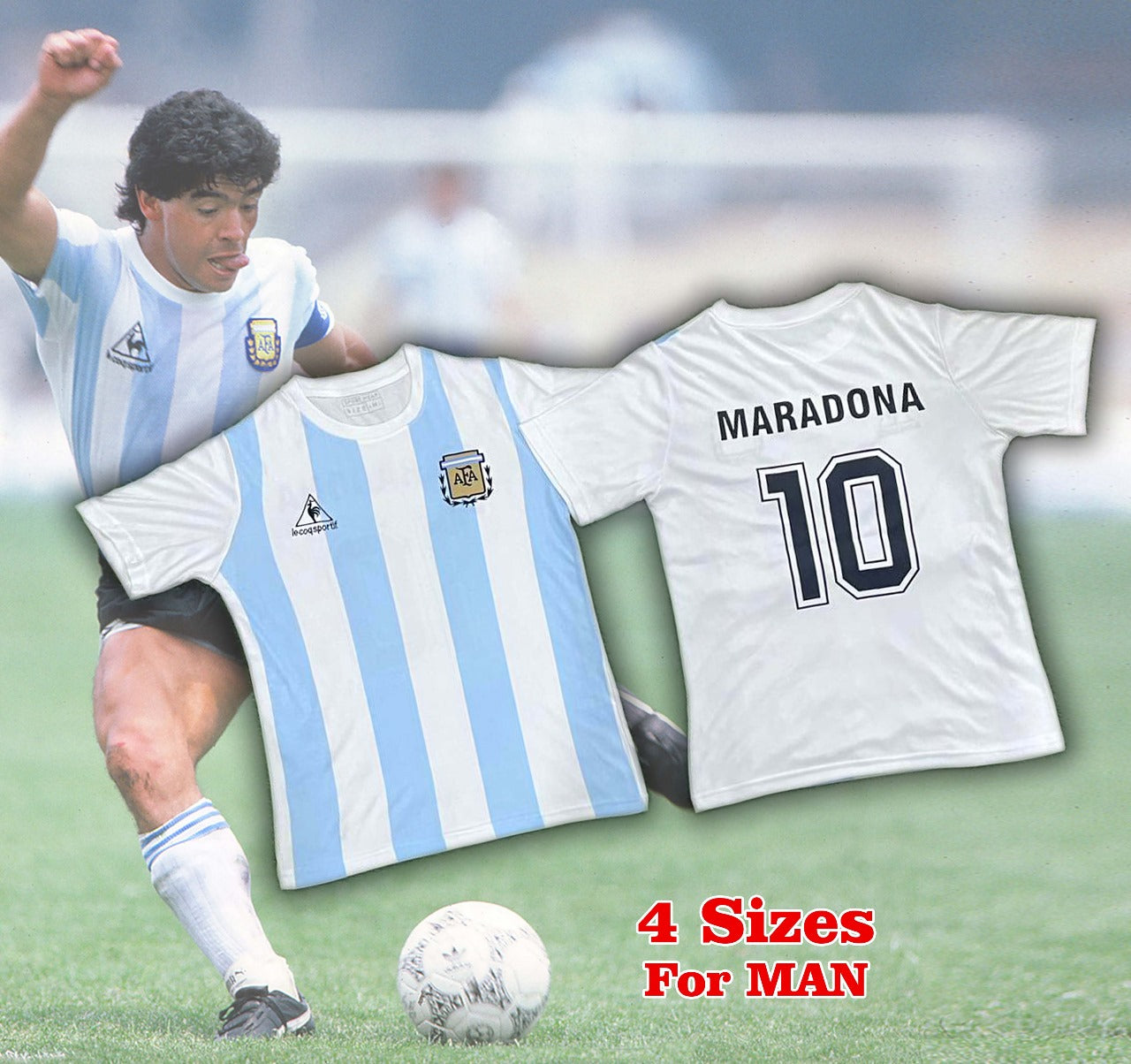 Argentina 1986 Maradona jersey