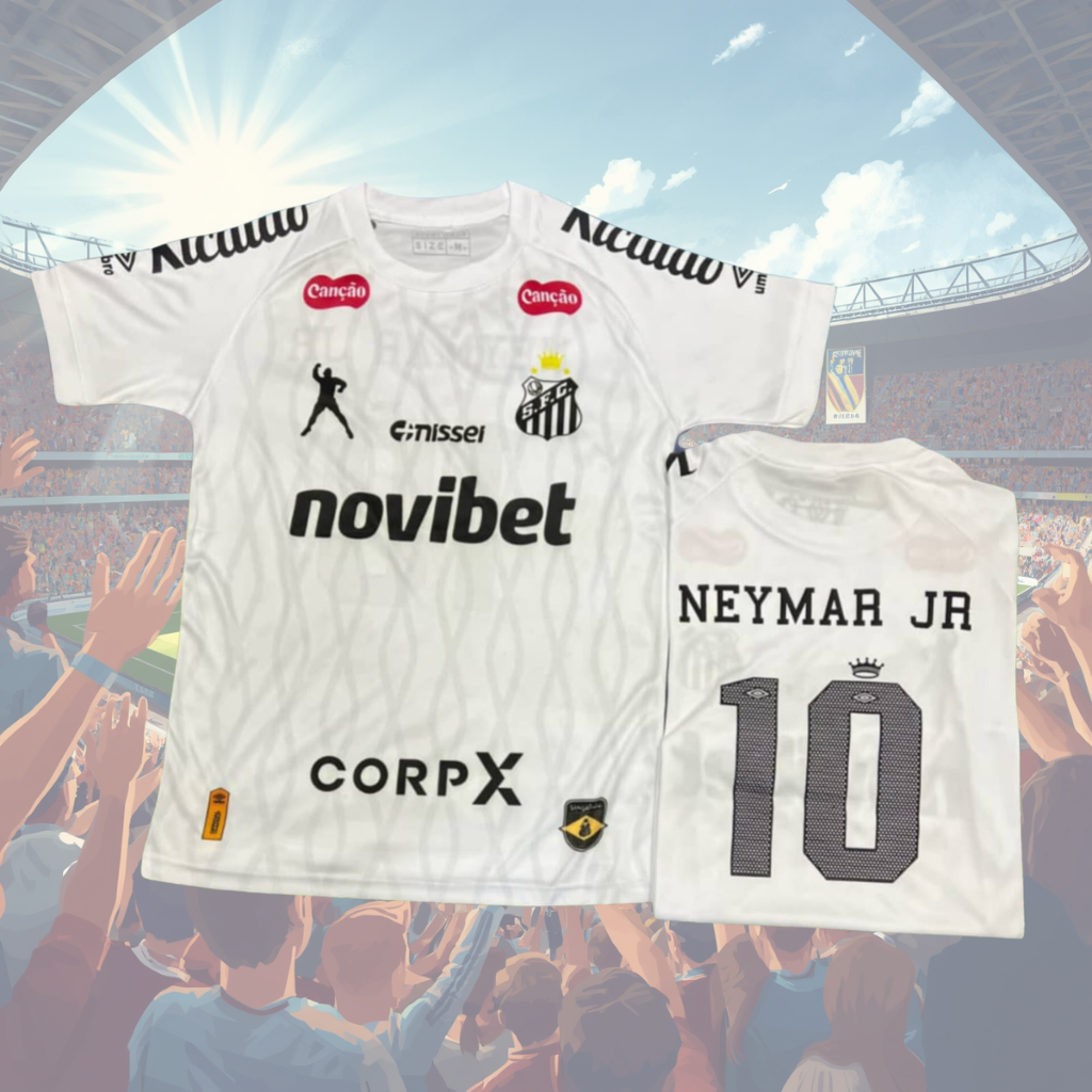 Neymar Santos jersey