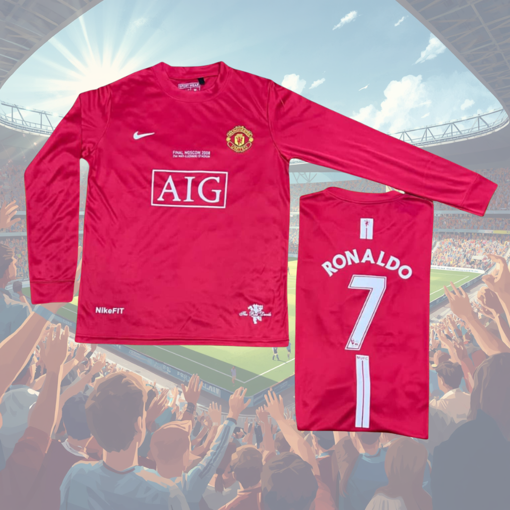 Ronaldo Man United 07-08 Long Sleeve