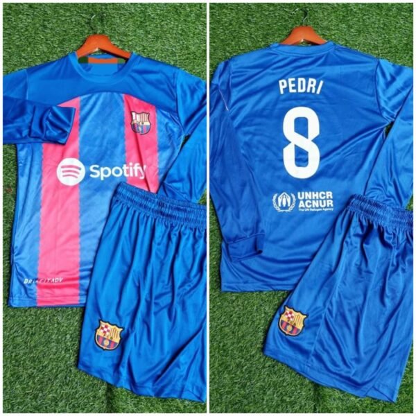 Barcelona home long sleeve kit
