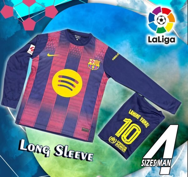 Barcelona 25/26 home long sleeve jersey