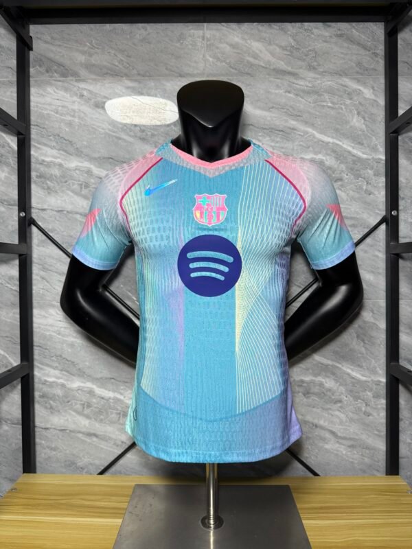 Barcelona special blue player version jersey
