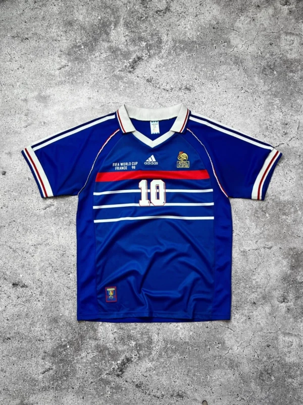 Zidane 10 France 98 retro jersey