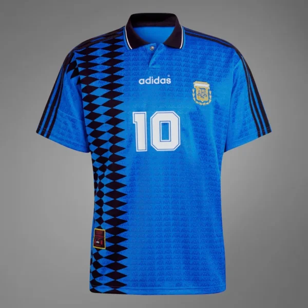 Maradona 10 Argentina 94 retro jersey